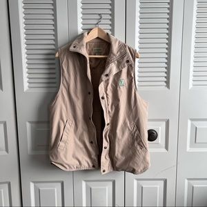 Nikken vintage made in USA zip up vest size M.